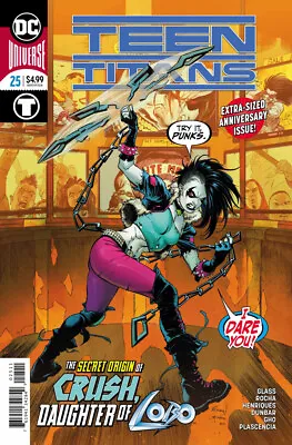 Buy Teen Titans #25 (NM)`19 Glass/ Rocha • 4.95£