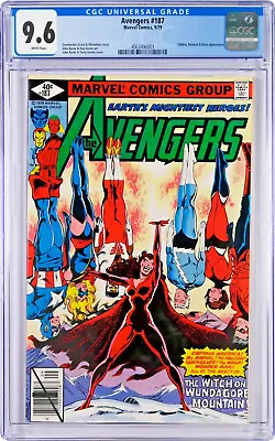 Buy Avengers #187 CGC 9.6 (Sep 1979, Marvel) John Byrne Art/Cover, Darkhold Origin • 92.49£
