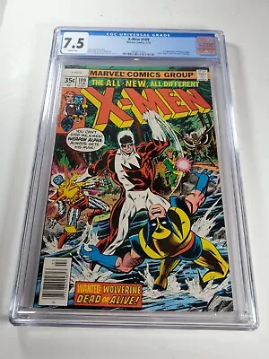Buy Uncanny X-Men #109 CGC 7.5 1978 First App Of Weapon Alpha Marvel  • 227.61£