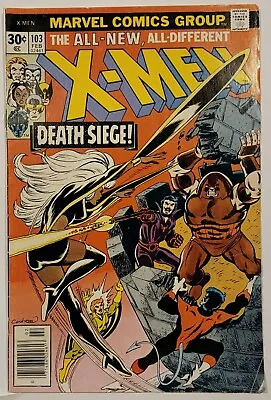 Buy Uncanny X-men #103 (1977) - Fine - Death Siege - Wolverine's Real Name! • 63.43£
