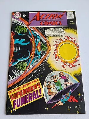 Buy Action Comics #365 Superman's Funeral! DC 1968 Comics  VF- 7.5 • 25.30£