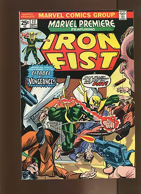 Buy Marvel Premiere #17 - Origin & 3rd App. Of Iron Fist (Danny Rand) (8.0/8.5) 1974 • 19.03£
