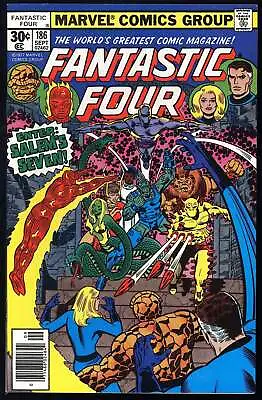 Buy Fantastic Four #186 Marvel 1977 (NM+) 1st Team App Salem's Seven! L@@K! • 30.18£
