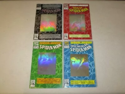 Buy The Amazing Spider-man 356 Hologram Lot! Web Of Spider-man 90 Spectacular 189 • 35.85£