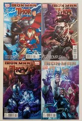Buy Iron Man Thor God Complex #1 To #4 Complete (Marvel 2011) NM +/- Condition. • 18.38£