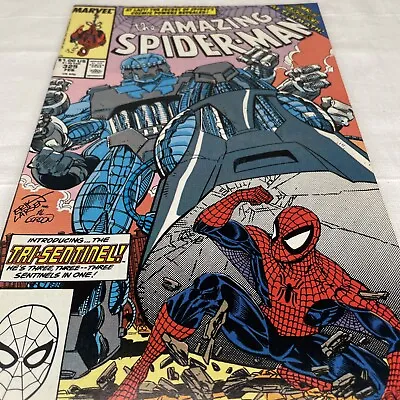 Buy Amazing Spider-Man #329 DIRECT (1990) KEY 1st Tri-Sentinal Larsen Michelinie Mid • 11.41£