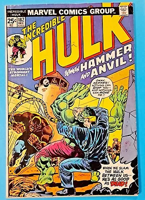 Buy Incredible Hulk #182 3rd Wolverine 1974 VG+ 4.5 W/MVS Key Book  • 180.96£