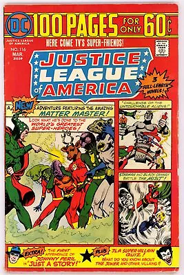 Buy Justice League Of America (1960) #116 FN 6.0 First Appearance Of Golden Eagle • 11.85£
