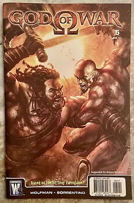 Buy GOD OF WAR DC WildStorm Comic #5 Kratos 5thAppearance Wolfman Sorrentino NM 2010 • 88.26£