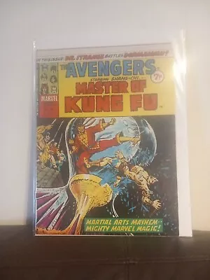 Buy The Avengers Starring Shang Chi Master Of Kung Fu No. 64 December 7th 1974 UK • 5.95£