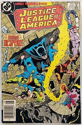 Buy Justice League Of America #253 Batman DC Comics 1986 Origin Despero Comic Book • 3.94£