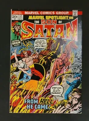 Buy Marvel Spotlight 12 VF/NM-  1973 Marvel Comics 1st App Son Of Satan Herb Trimpe • 74.89£
