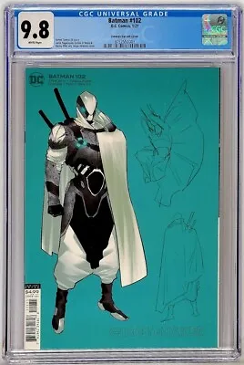 Buy Batman #102 DC 2021 CGC 9.8 1:25 Jimenez Ghost-Maker Design Incentive Top Grade • 144.07£