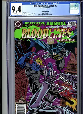 Buy Detective Comics Annual #6 (1993) DC CGC 9.4 White Newsstand Edition • 31.23£