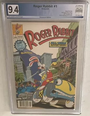 Buy Roger Rabbit #1 NOT CGC PGX GRADED 9.4 White Pages Newsstand D • 59.96£