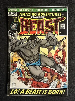 Buy Marvel Comics Amazing Adventures #11, 1st Appearance Mutated Furry Beast 1972 • 78.84£
