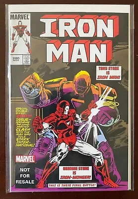 Buy Iron Man #200 Hasbro Marvel Legends (1st Series)  8.5 VF+ (1985)  • 8.55£