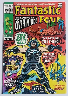 Buy Fantastic Four #113 FN+ 1st App Of The Overmind Marvel Comics 1971 Key  • 9.59£