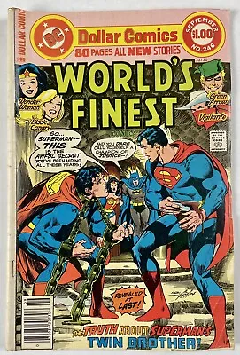 Buy World's Finest Comics #246 Superman Batman Green Arrow Wonder Woman 1977 • 8£