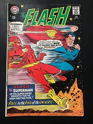 Buy Dc Comics The Flash Volume 1 #175 December 1967 Flash Vs. Superman Vhtf • 110.69£