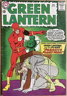 Buy GREEN LANTERN #20 APRIL 1963 The Flash Crossover Gil Kane Art Subatomic Villains • 59.99£