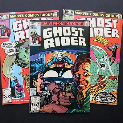 Buy Ghost Rider Vol 1 #57 #58 #59 Sequence Of 3 Bronze Age Marvel Comics Uk Price • 3.75£
