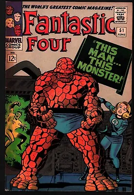 Buy Fantastic Four #51 1966 1st Negative Zone Complete Marvel Comic Silver Age VF • 236.69£