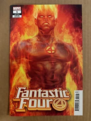 Buy Fantastic Four #1 Artgerm Human Torch Variant First Print Marvel Comics (2018) • 4.77£