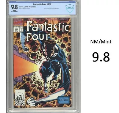 Buy Fantastic Four #352 - Key Time Variance Authority Cameo! CBCS 9.8 - New Slab! • 217.74£