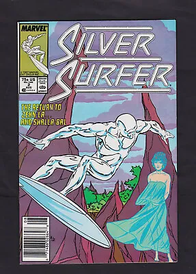 Buy STAN LEE Silver Surfer Vol 3 No 2 Marvel 1987 NM • 11.99£