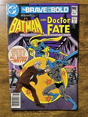 Buy The Brave And The Bold 156 High Grade Newsstand Batman & Dr Fate Dc 1979 Vintage • 9.37£