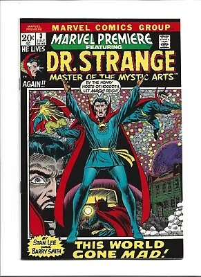 Buy Marvel Premiere #3 (July 1972, Marvel) VF/NM (9.0) Dr. Strange Series Begins !!! • 80.43£