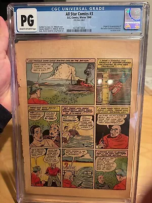 Buy All Star Comics #3 1st JSA (Page 5) PG NG CGC (The Flash Golden Age) • 295.78£