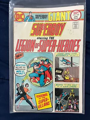 Buy Superboy And The Legion Of Super-Heroes #208-1st Crav Nah-DC Comic Book • 15.88£