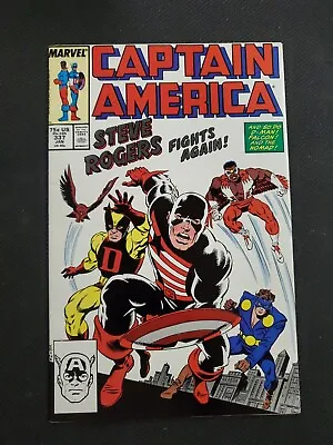 Buy Captain America #337 - 1st App The Captain, Serpent Society - Marvel Comics 1988 • 7.94£