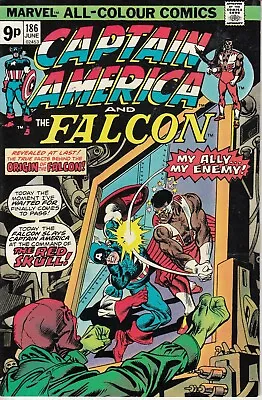 Buy Captain America 186 - Origin Of The Falcon - Very Fine/Near Mint  REDUCED PRICE • 9.99£