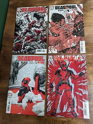 Buy Deadpool: Black, White & Blood #1-4 (2021) Marvel Comics All Variants Set Lot • 23.83£