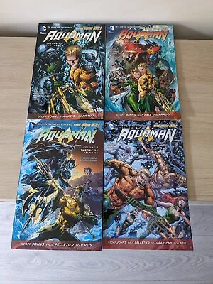 Buy Aquaman New 52 Volume 1, 2,3,4 Complete By Geoff Johns • 24.98£