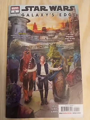 Buy Star Wars Galaxys Edge #1 Disneyland Marvel Comic Book • 12.61£