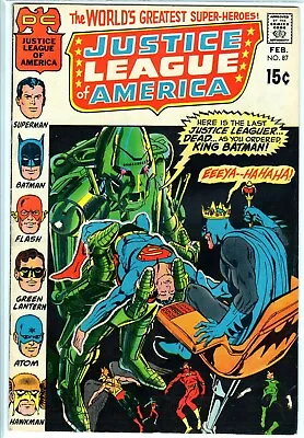 Buy Justice League Of America #87 - Dc 1971 - Fn/vf (7.0) - Bagged Boarded • 16.27£