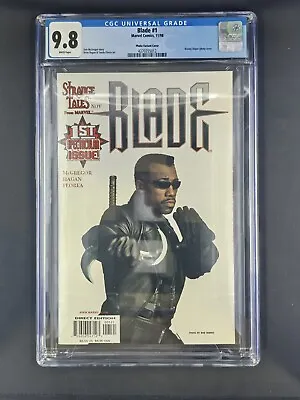 Buy Blade #1 ~ CGC 9.8 ~ Photo Cover Variant ~ 1999 • 319.45£