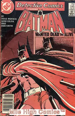 Buy DETECTIVE COMICS  (1937 Series)  (DC) #546 NEWSSTAND Fine Comics Book • 15.08£