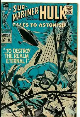 Buy Tales To Astonish #98 6.5 // Silver Age Hulk + Sub-mariner Appearance 1967 • 20.87£