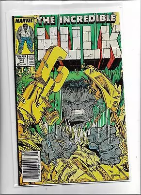 Buy The Incredible Hulk #343 1988 Very Fine-near Mint 9.0 4163 • 7.88£