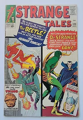 Buy STRANGE TALES #126 VG/FN 1st App Of The Beetle 1st Thor Crossover 1964 Mid Grade • 79.24£