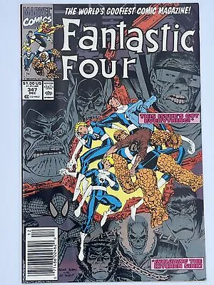 Buy Fantastic Four #347 (1990) 1st Team App. The New Fantastic Four In 8.5 Very F... • 7.29£