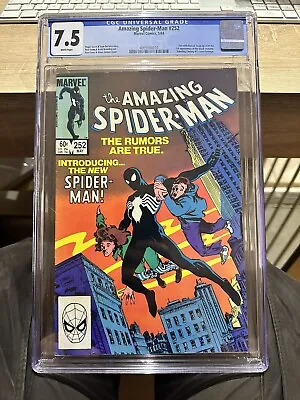 Buy Amazing Spider-man #252 🔑🔑 - CGC 7.5 - 1984 - 1st Black Costume • 150£