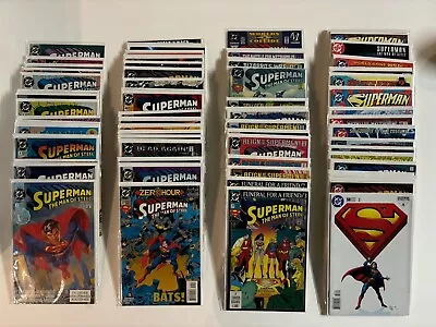 Buy DC Comics - Superman - Man Of Steel - '91 To '98 - Choose Your Issue #1 To 82 NM • 242.37£