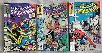 Buy 3x Spectacular Spiderman Comics Issues # 146, 147 & 148 From 1988/9 • 3£