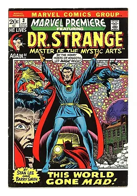 Buy Marvel Premiere #3 4.5 Dr. Strange Begins Ow/w Pgs 1972 • 26.54£